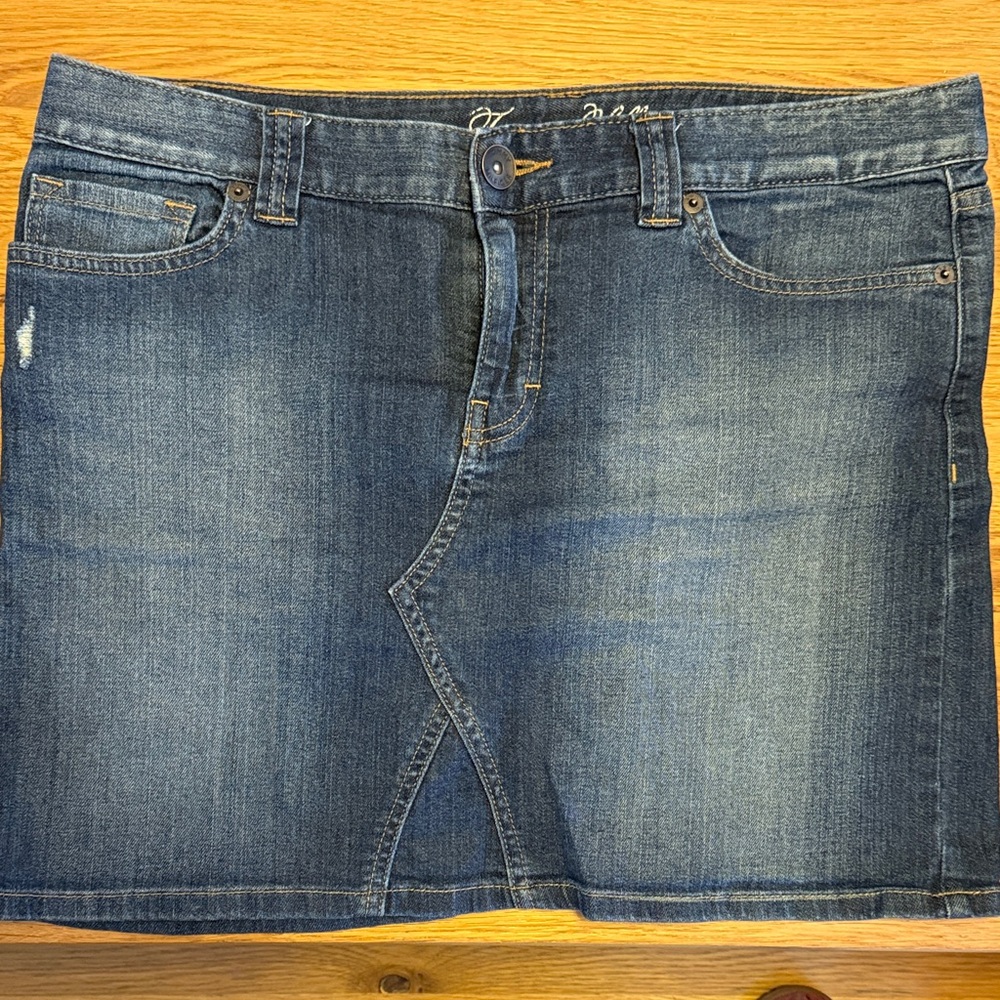 Tommy Hilfiger Blue Denim Skirt